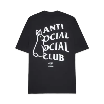 ANTI SOCIAL SOCIAL CLUB collaboration with #FR2 Rabbit Icon T-shirt "Black"