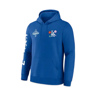 Takashi Murakami x MLB x Los Angeles Dodgers World Series Champions Collection Hoodie (Kids) "Blue"