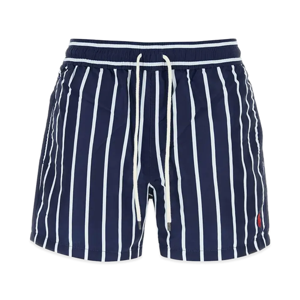 Ralph Lauren Printed Polyester Swimming Shorts "Navy"