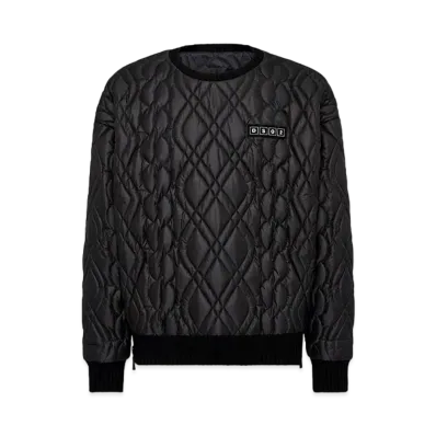 Dsquared2 Hybrid Quilted Sweatshirt "Black"