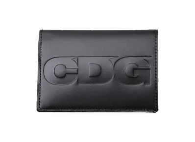 COMME des GARCONS CDG Wallet3 / Embossed Logo "Black"