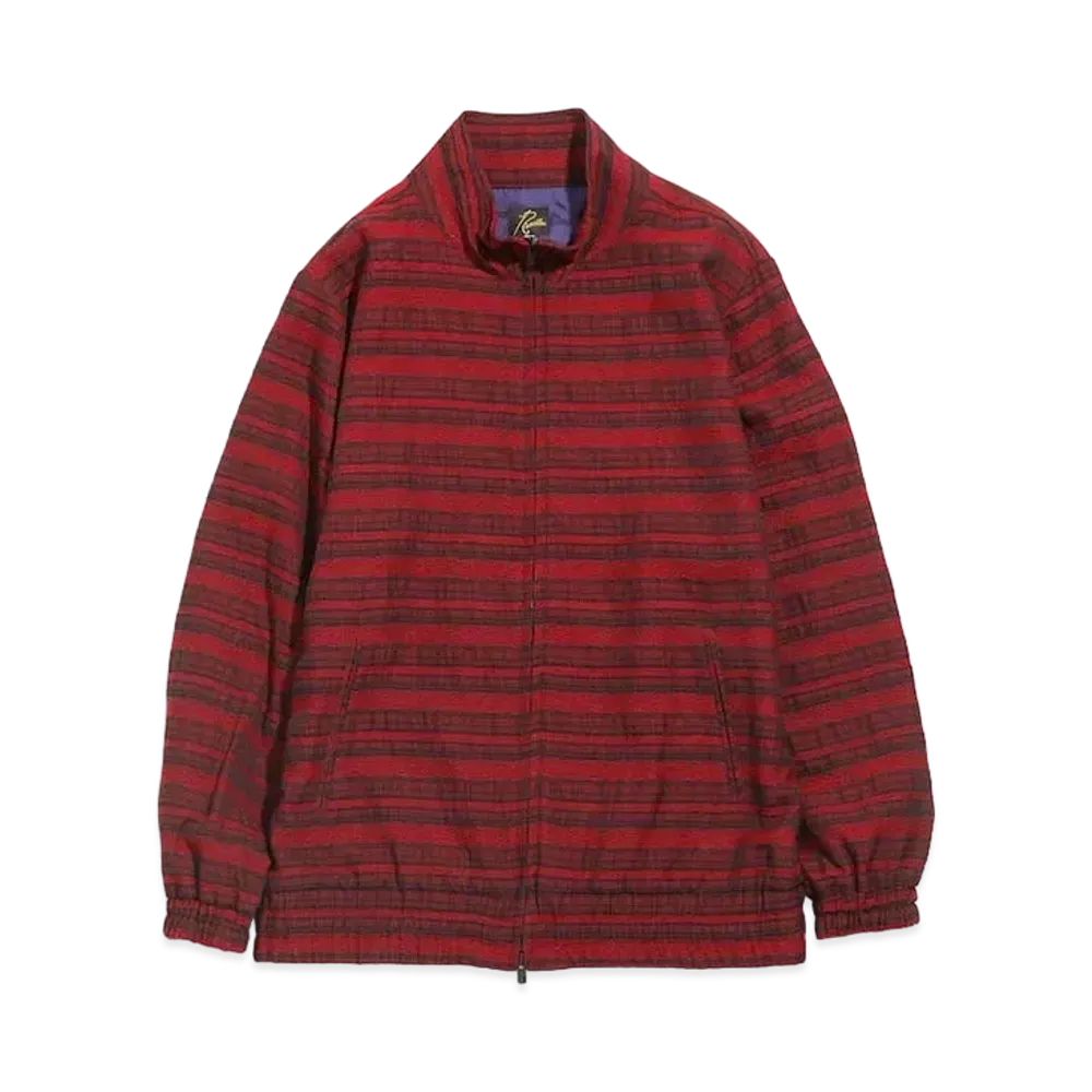 Needles W.U. JACKET - WOOL STRIPE JQ. "Red"