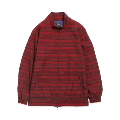 Needles W.U. JACKET - WOOL STRIPE JQ. "Red"