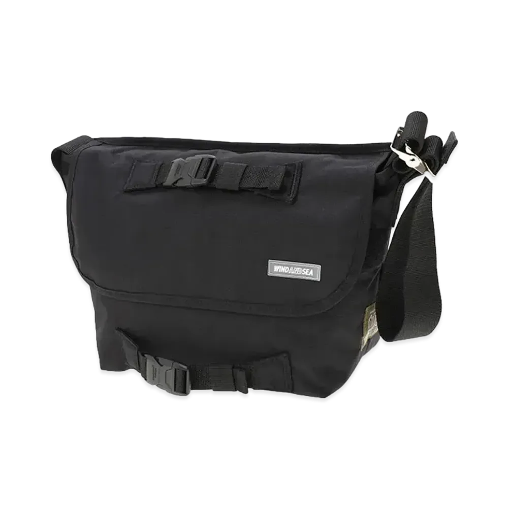 WIND AND SEA x Manhattan Portage Messenger Bag (M) "Black"