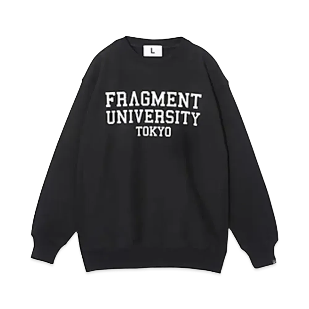 FRAGMENT UNIVERSITY FRGMT UNV C/N Sweat F "Black"
