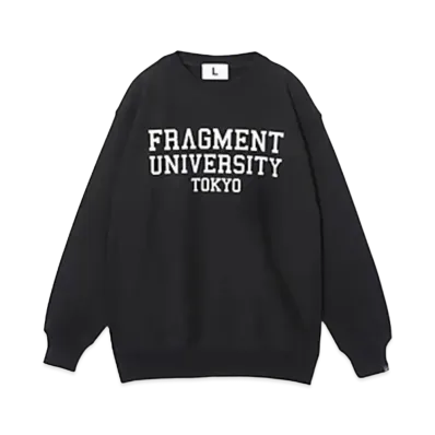 FRAGMENT UNIVERSITY FRGMT UNV C/N Sweat F "Black"
