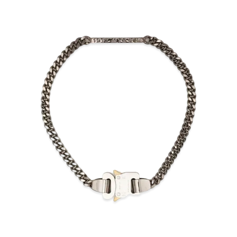 1017 ALYX 9SM Buckle Fastening Curb-Chain Necklace "Silver "