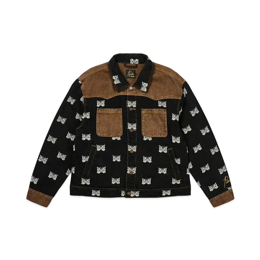 PALACE x NEEDLES Western Denim Jacket "Black"