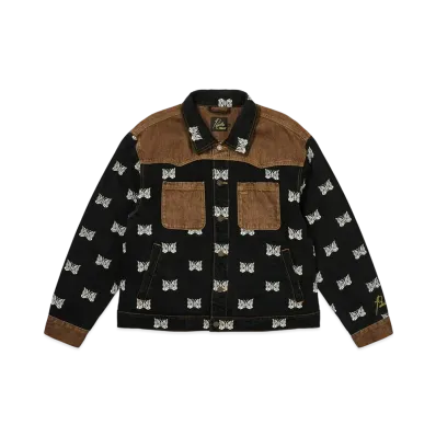 PALACE x NEEDLES Western Denim Jacket "Black"