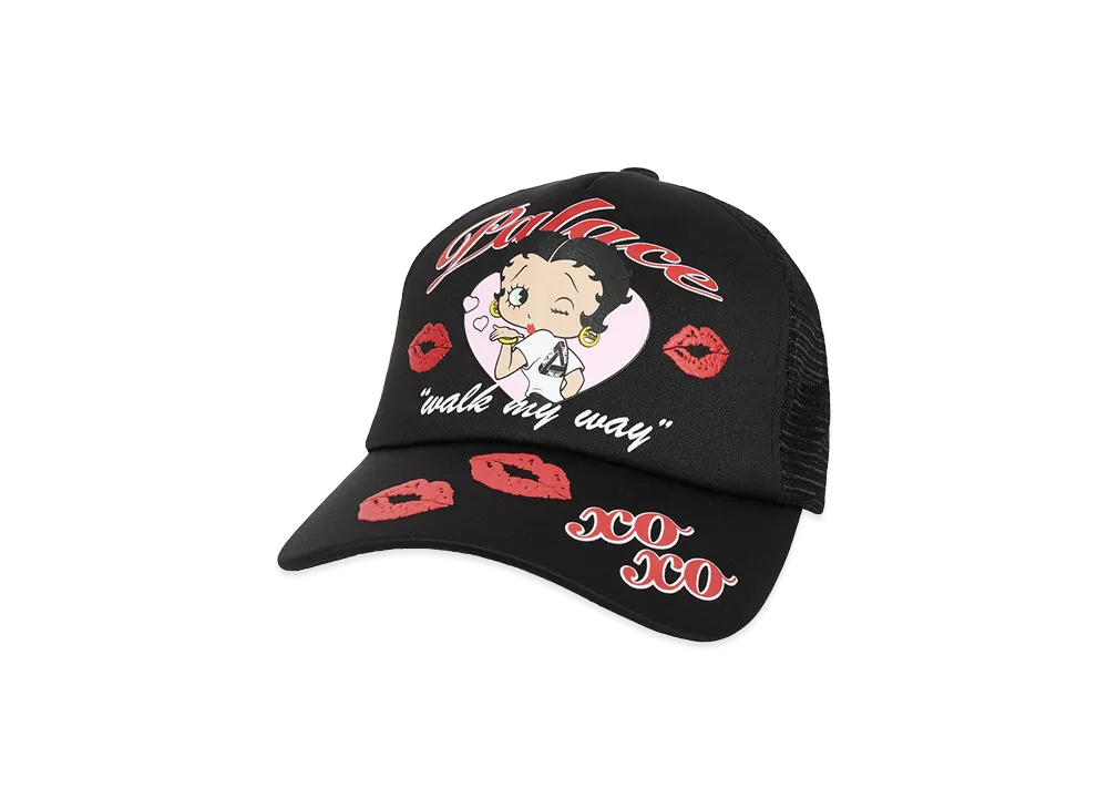 PALACE x Betty Boop Trucker "Black"