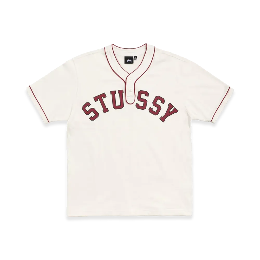 Stussy Arch Baseball Jersey "Natural"