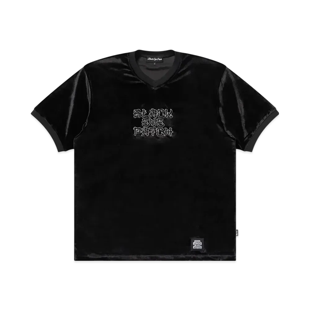 BlackEyePatch Bep Times Leopard Collared Rugby Shirt "Black"