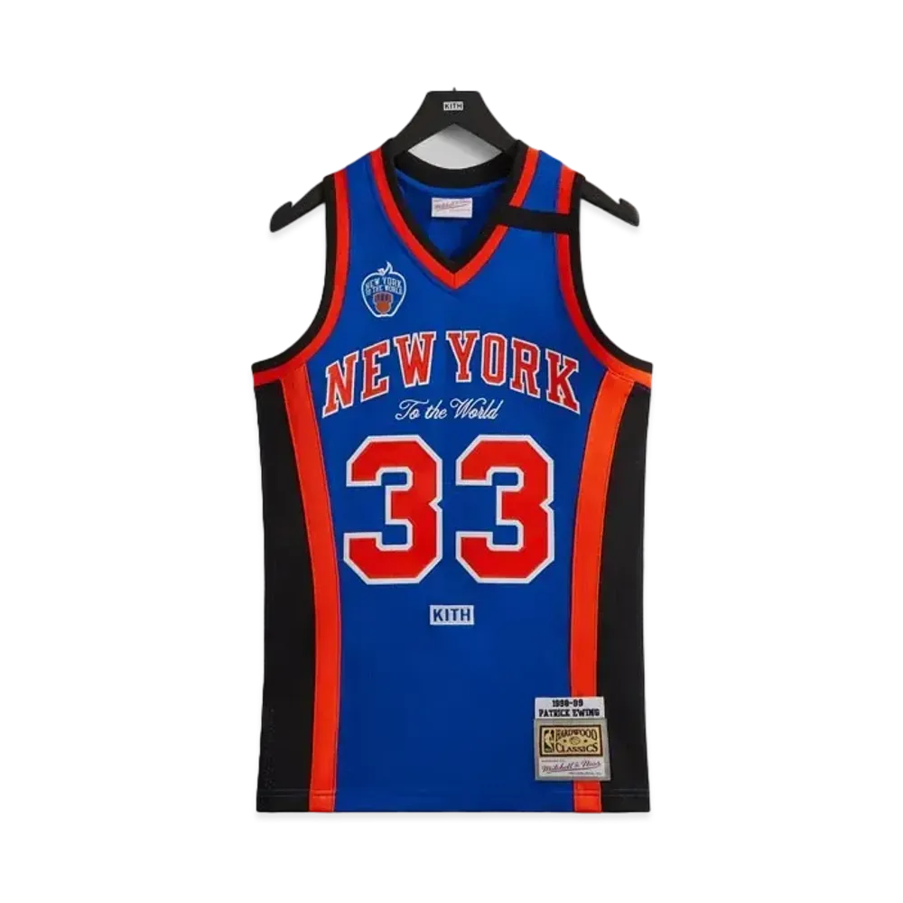 Kith and Mitchell & Ness for the New York Knicks Patrick Ewing Jersey "Multi"