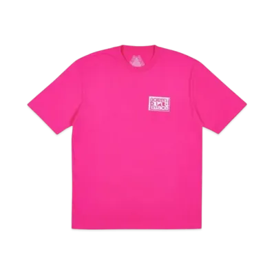 PALACE Split T-Shirt "Pink"