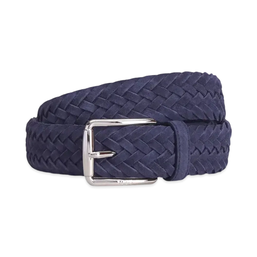 TOD'S Belt in Suede "Blue"