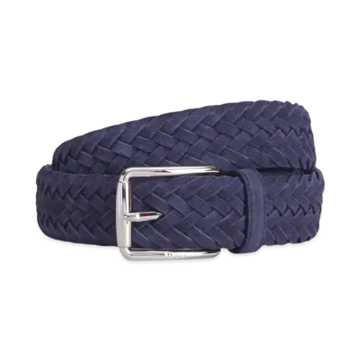 TOD'S Belt in Suede "Blue"
