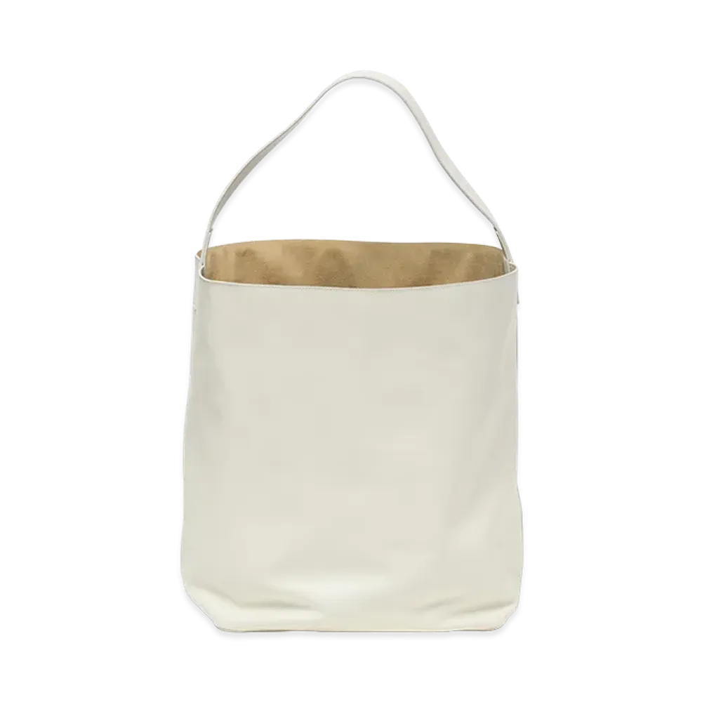 AURALEE Leather Tote Bag Made by Aeta "White"