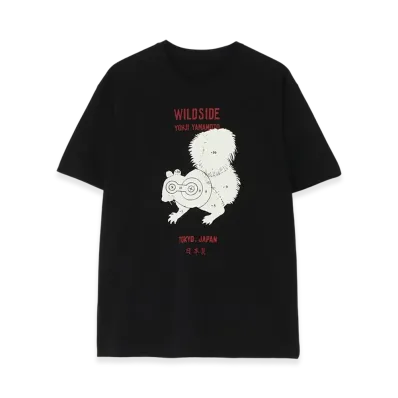 WILDSIDE YOHJI YAMAMOTO Wildside Squirrel Hunting T-Shirt "Black"