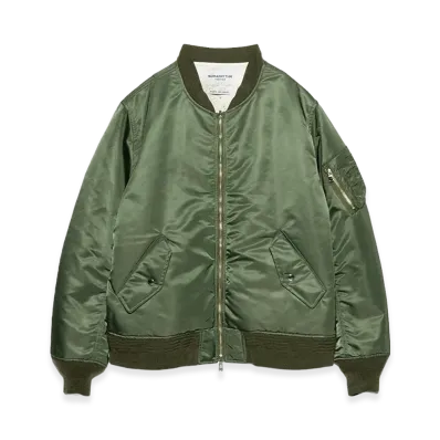 nanamica x NOMARYTHM TEXTILE Reversible Flight Jacket "Olive"