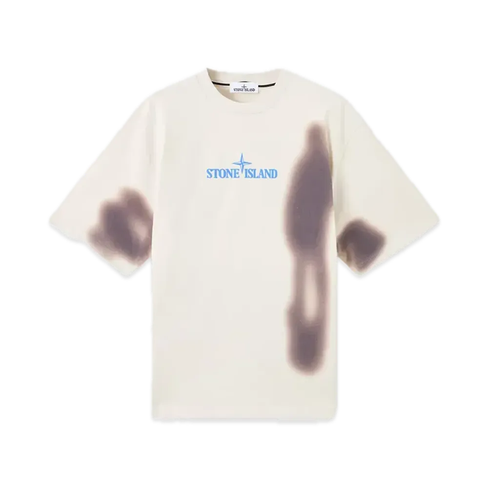 Stone Island 2100016 Combed Organic Cotton Jersey "Ivory"