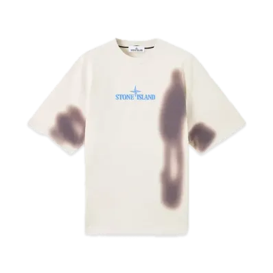 Stone Island 2100016 Combed Organic Cotton Jersey "Ivory"