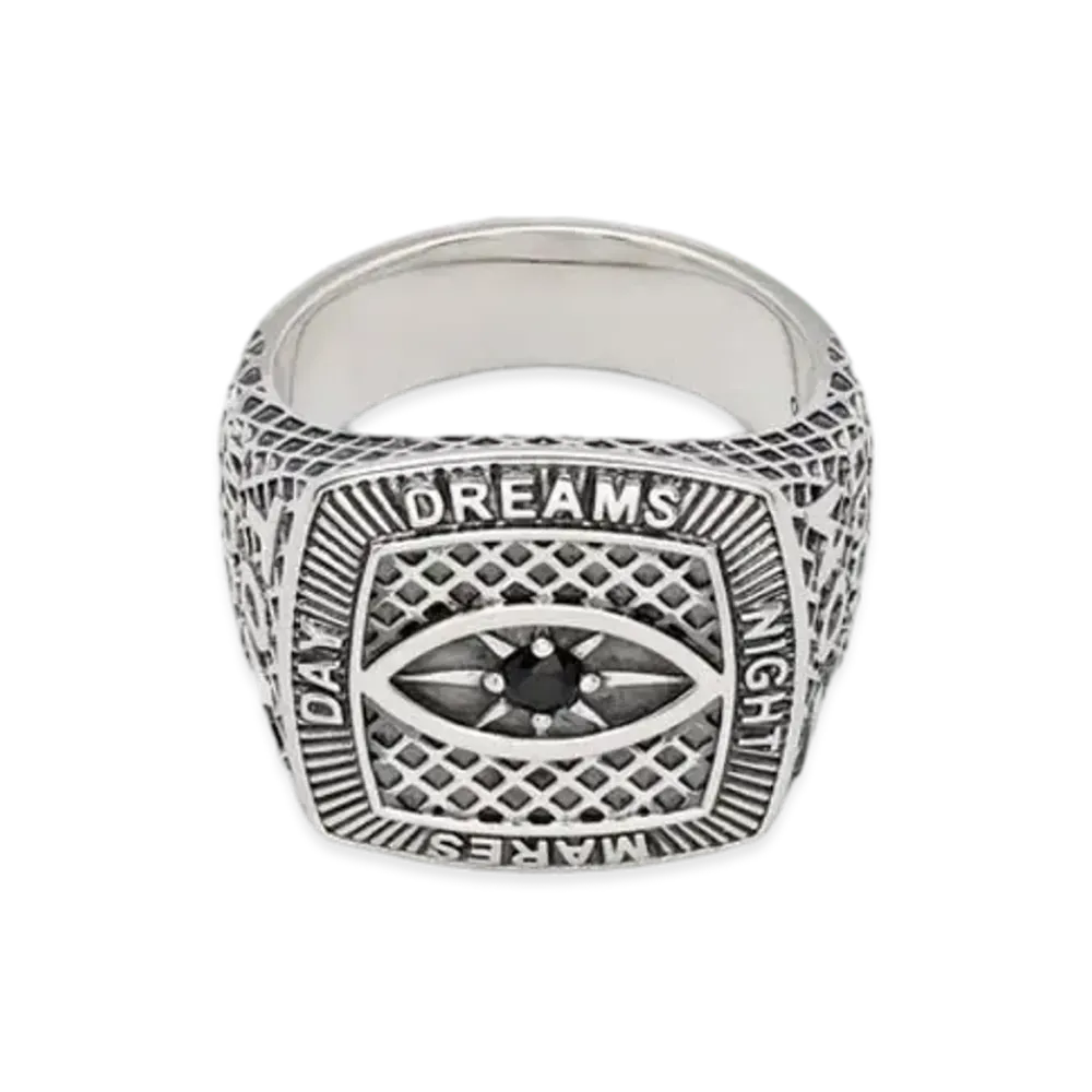 TOMWOOD Champion Ring Black Eye "Silver"