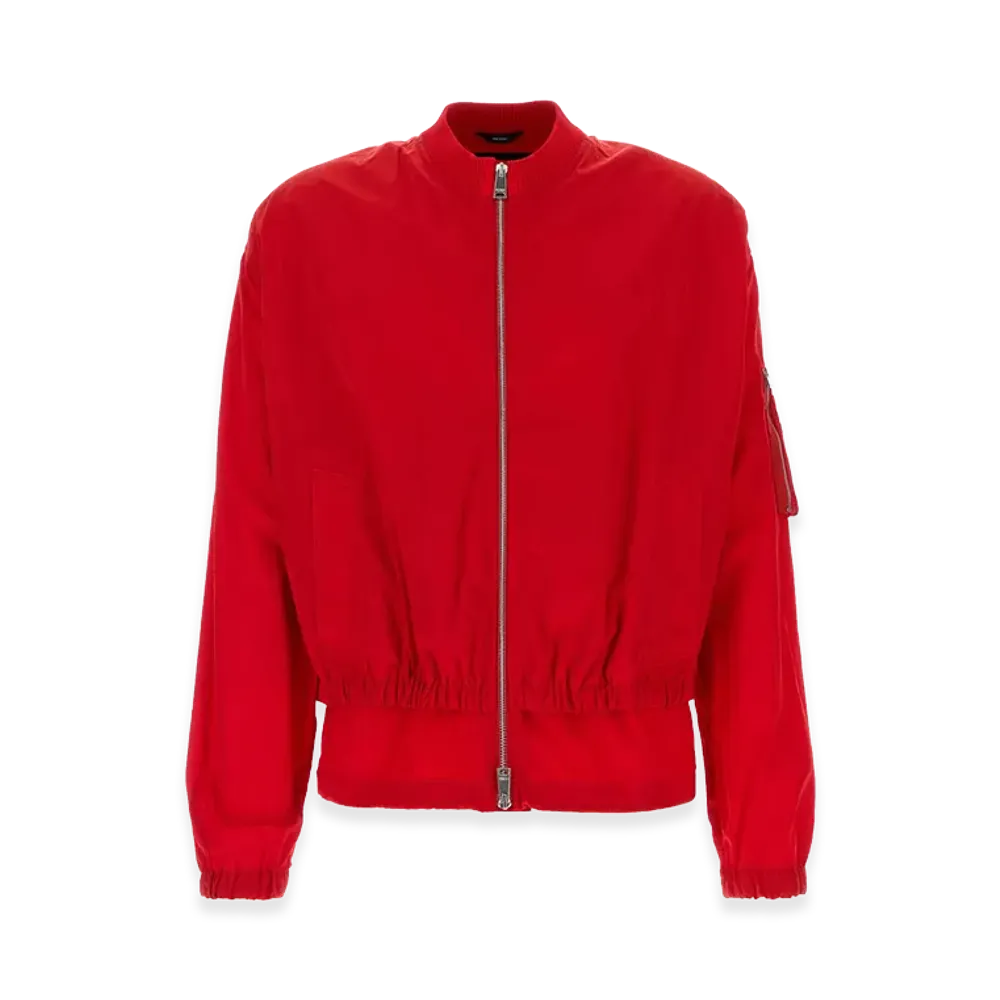FENDI Nylon Bomber Jacket "Red"