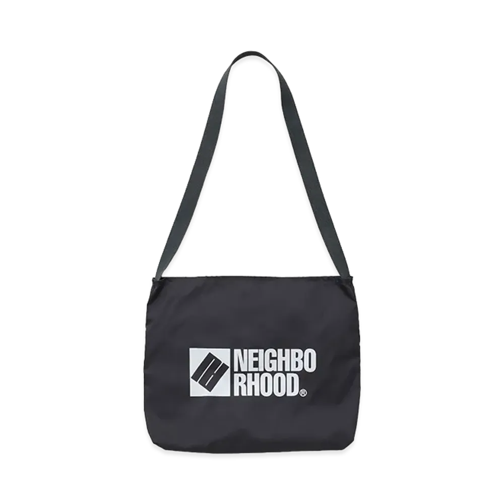 NEIGHBORHOOD Logo Shoulder Bag "Charcoal"