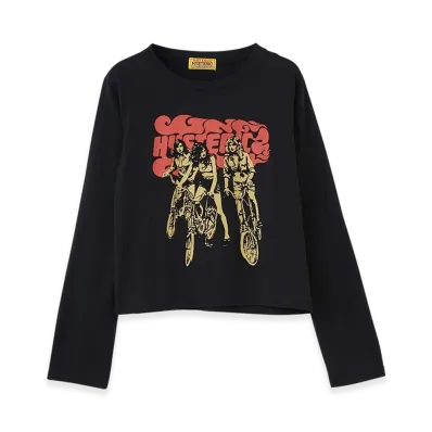 HYSTERIC GLAMOUR Hit The Road T-Shirt "Black"