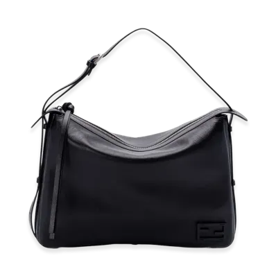 FENDI Women's Simply Large Shoulder Bag "Black"