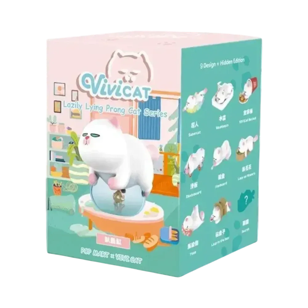 POP MART VIVICAT Lazily Lying Prong Cat Series [Piece]