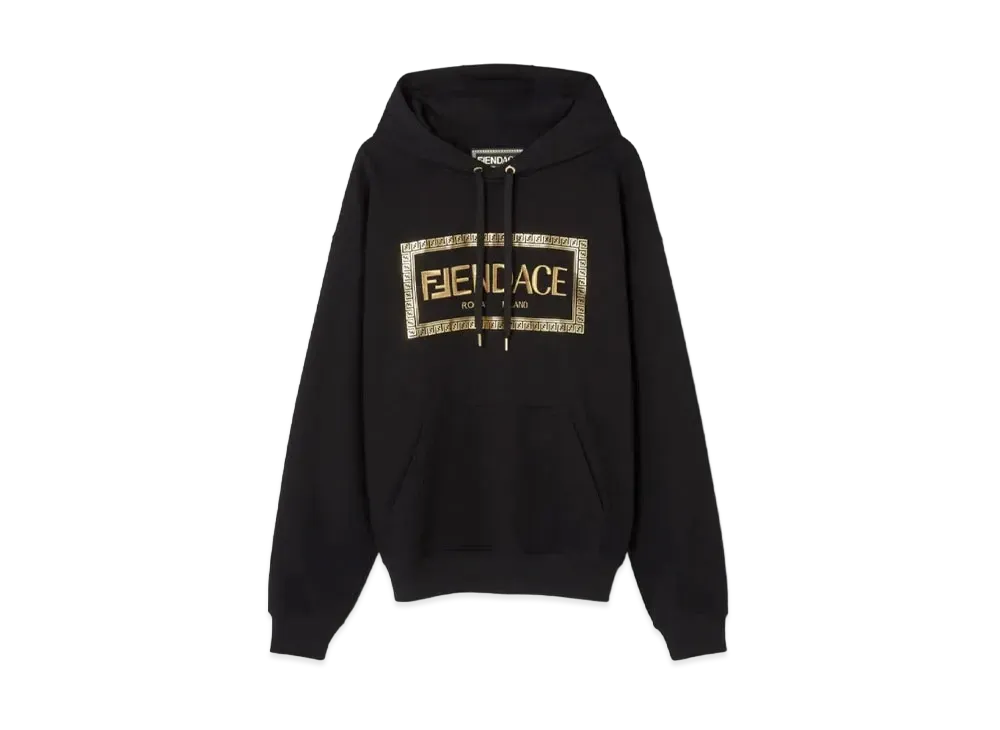 FENDI x Versace Fendace Logo Hoodie "Black"