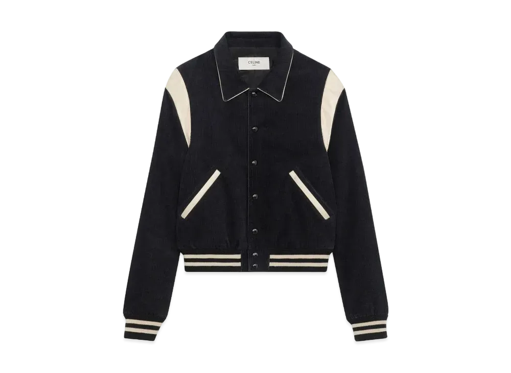 CELINE Tedy Blouson / Corduroy "Black"