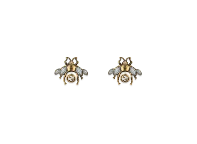 GUCCI Bee Earrings With Crystals