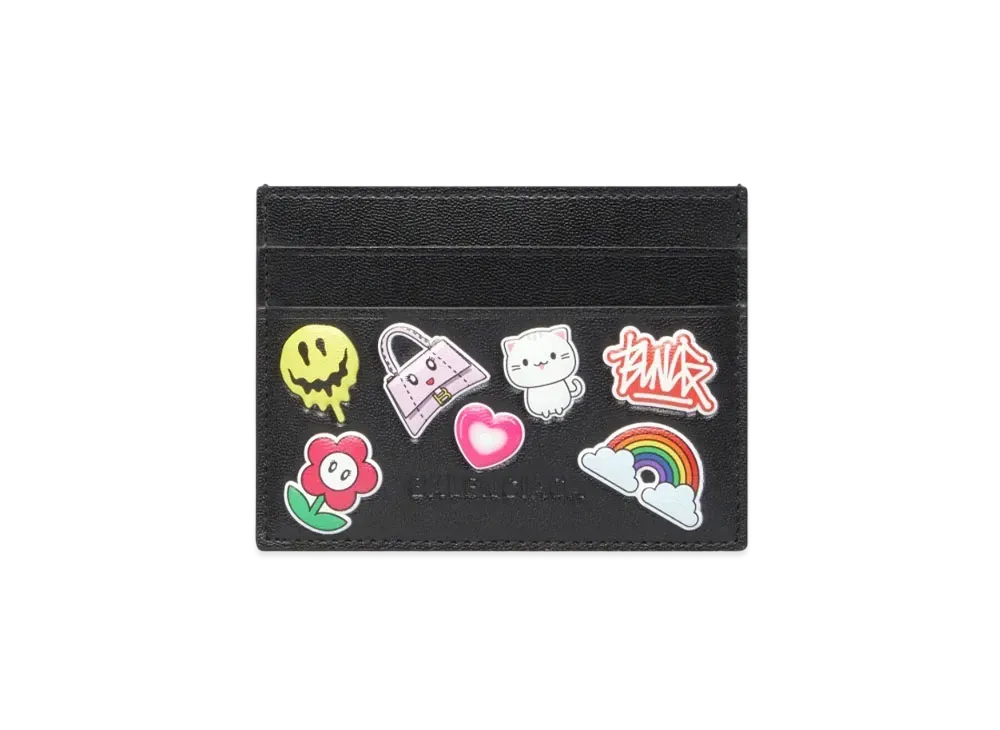 BALENCIAGA Gamer Card Holder "Black"