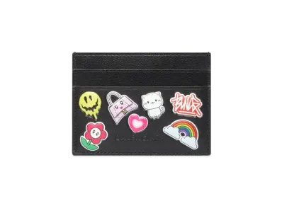 BALENCIAGA Gamer Card Holder "Black"