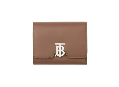Burberry Leather TB Folding Wallet "Malt Brown"