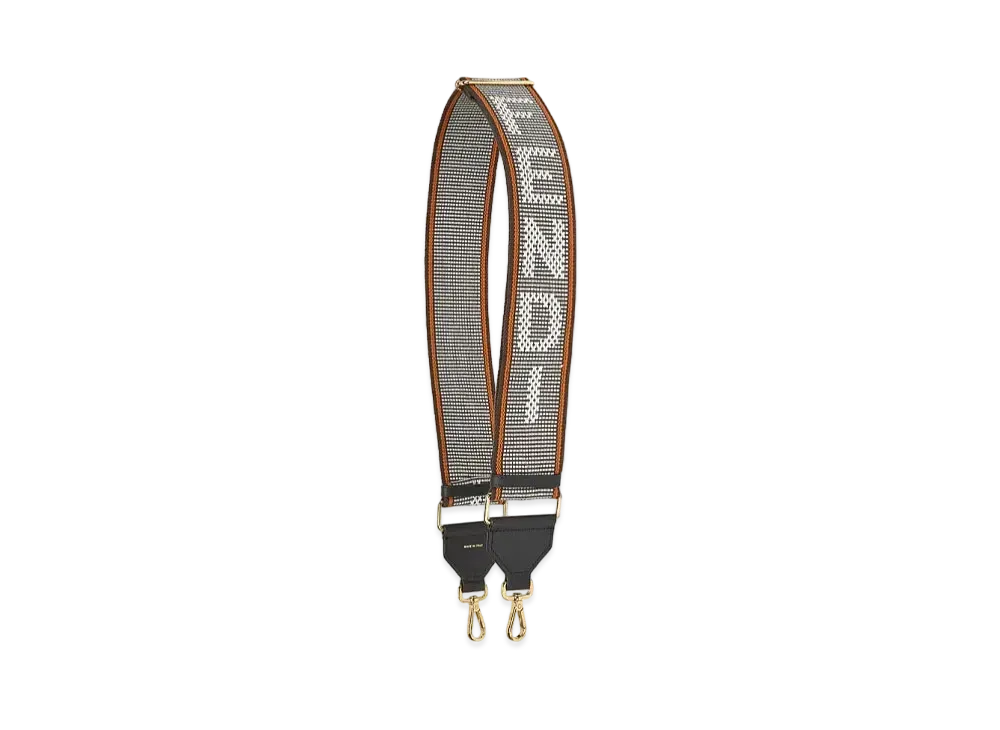 FENDI Strap You Ribbon Shoulder Strap "White"