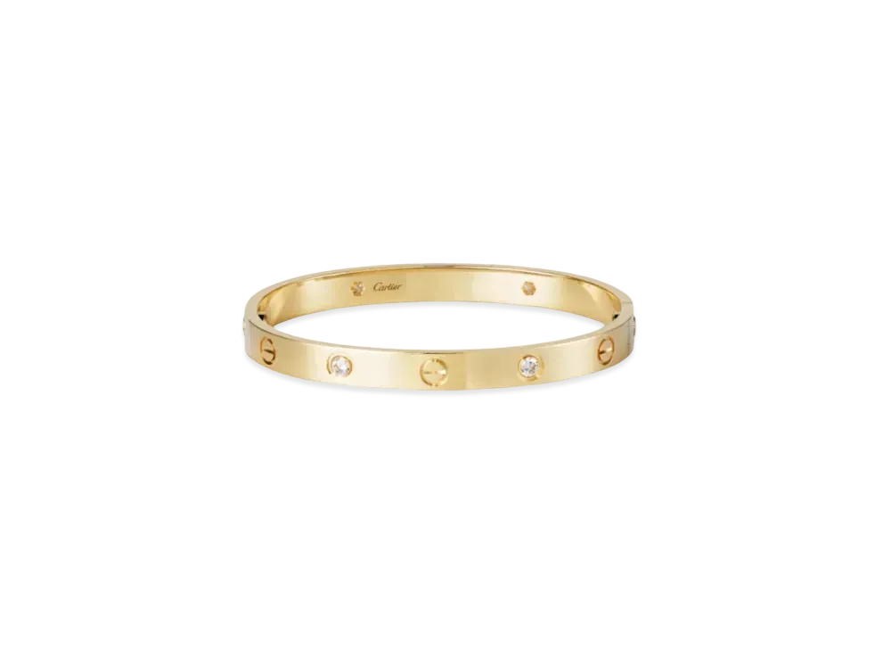 Cartier Love Bracelet, 4 Diamonds
