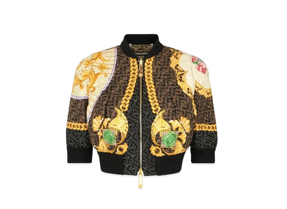 FENDI x Versace Fendace Multicolor Silk Jacket "Multicolor"