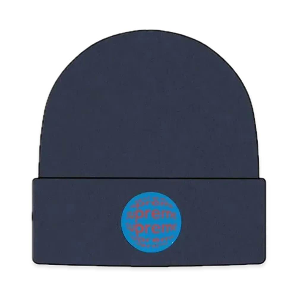 Supreme Lenticular Patch Beanie "Navy"