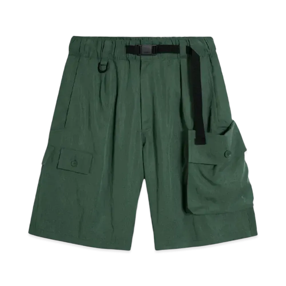 Y-3 M Washed Twill Shorts "Green Oxide"