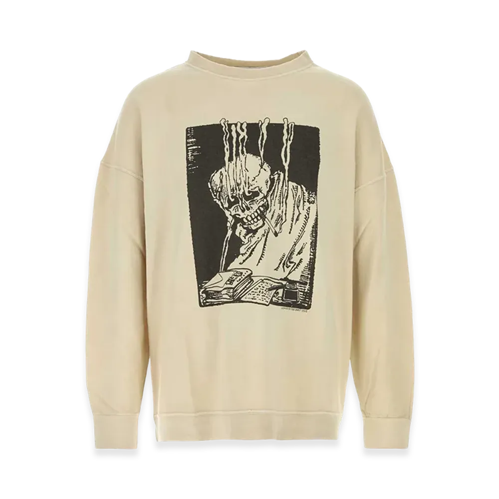 OUR LEGACY Cotton Blend Sweatshirt "Sand/Beige"