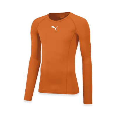 PUMA LIGA Baselayer Crew Neck Long Sleeve Shirt "Golden Poppy"