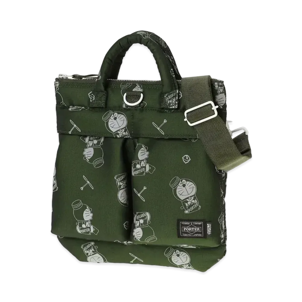 PORTER x Doraemon Helmetbag "Olive"