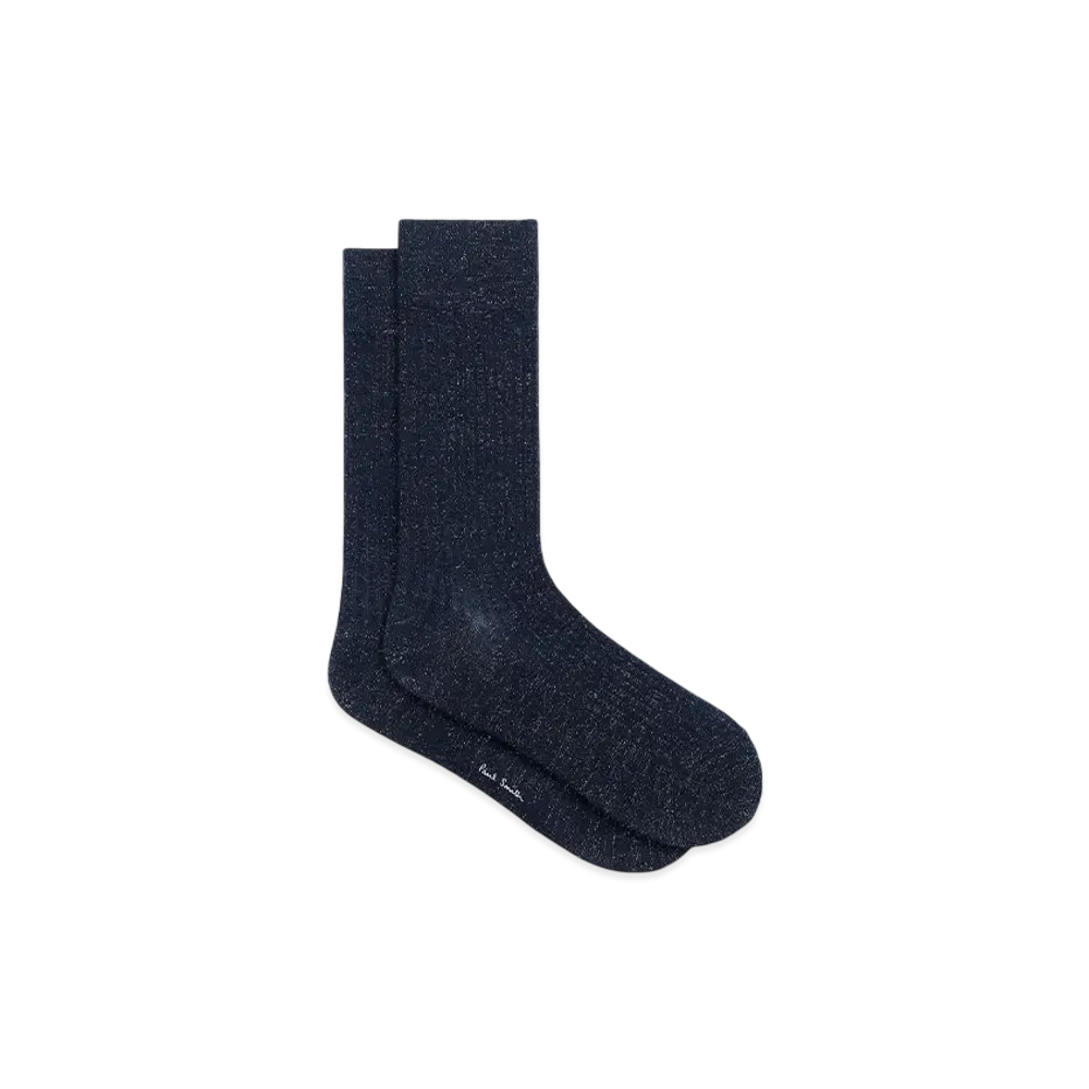 Paul Smith Lame Socks "Navy"