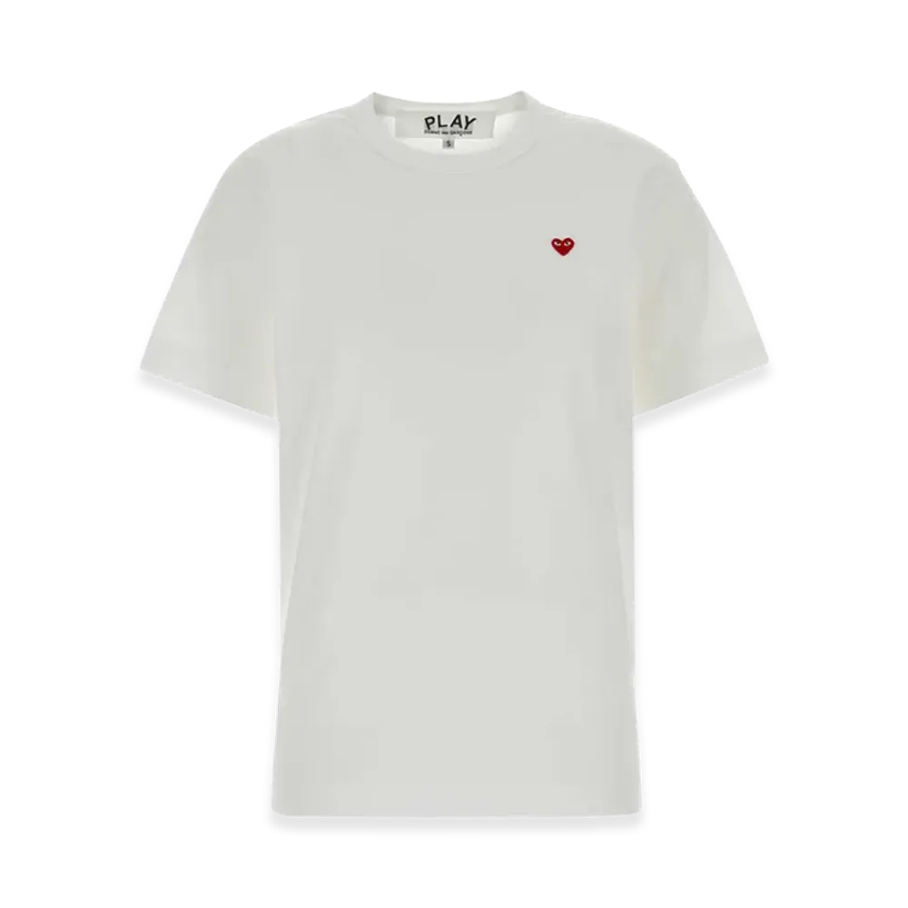 PLAY COMME des GARCONS Women's Cotton T-Shirt "White"