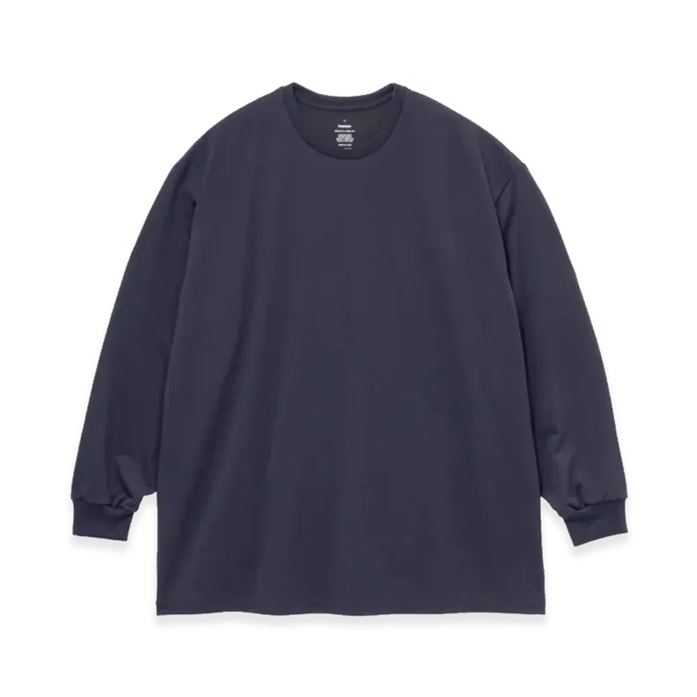 Graphpaper Wool Cordura L/S Tee "Navy"