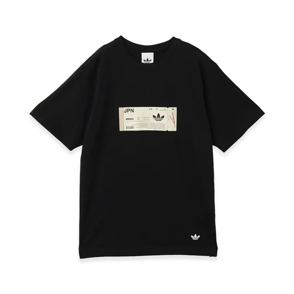 adidas x atmos Ticket Tee "Black"