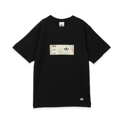 adidas x atmos Ticket Tee "Black"